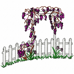 Garden Barriers Embroidery Design 8 Garden Barriers Embroidery Design 8